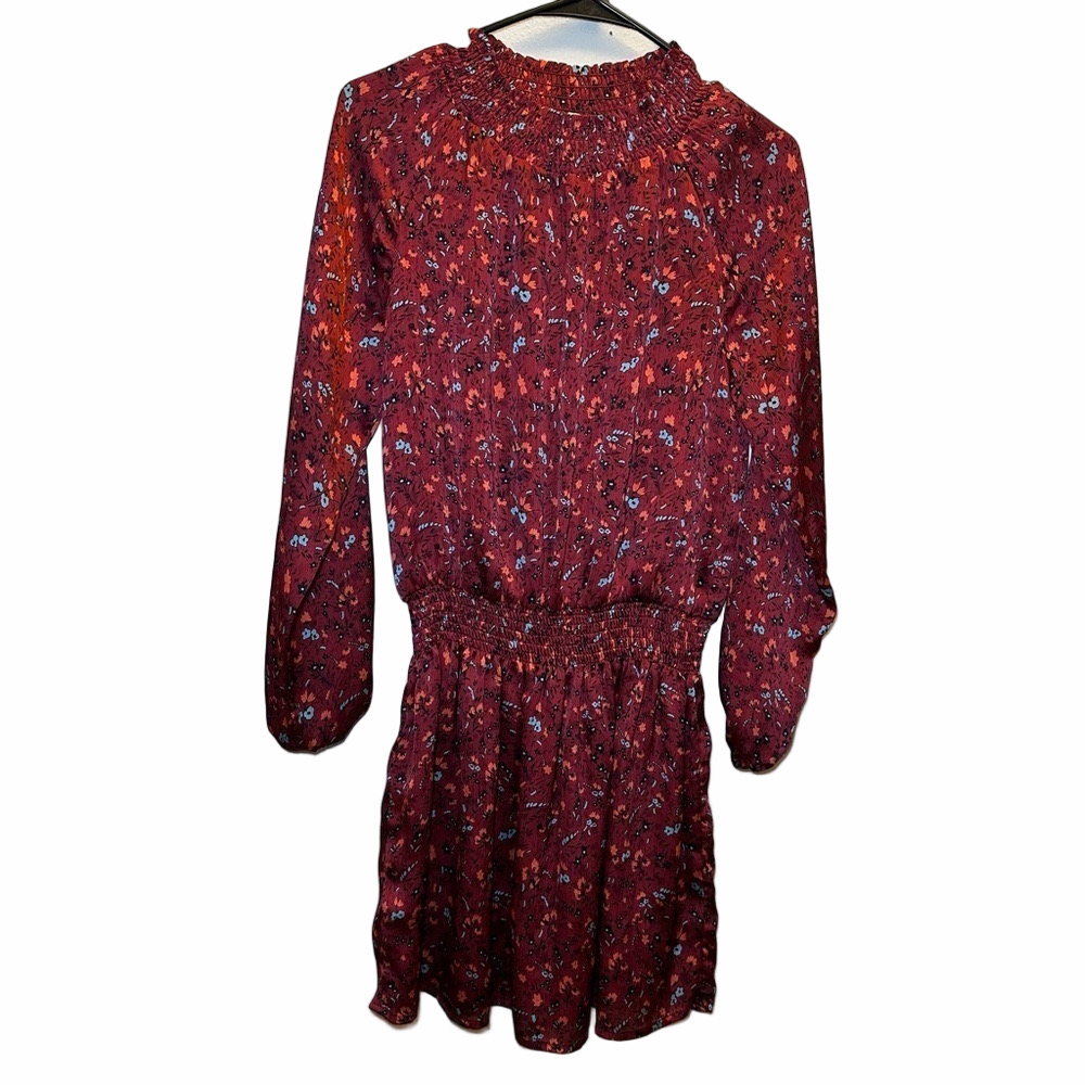 LUSH Red Multicolored Floral Dress Size XSmall